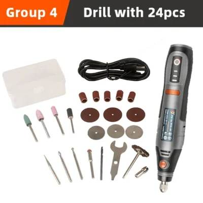 Mini furadeira rotativa sem fio USB 21000 rpm