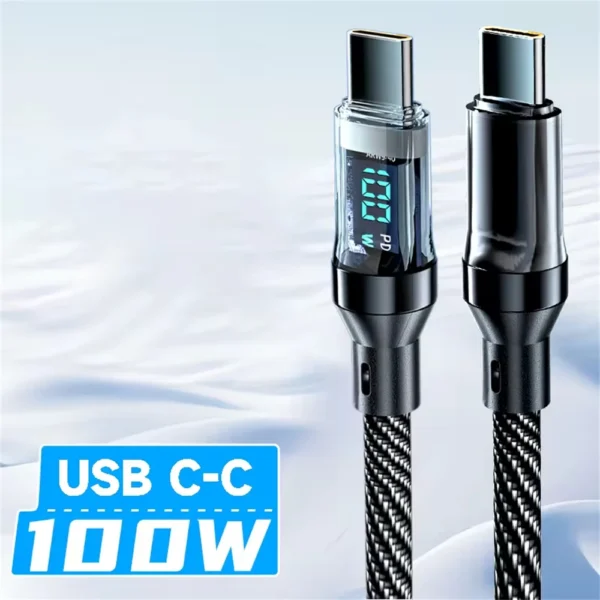 Nnbili 120w tipo c para tipo c cabo de telefone cabo de carregamento - Imagem 6
