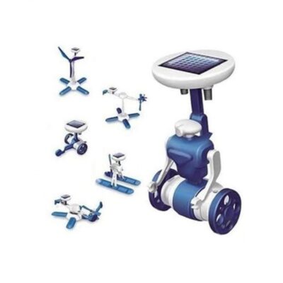 Kit Robô Solar 6 em 1 Helicóptero e Dinossauro