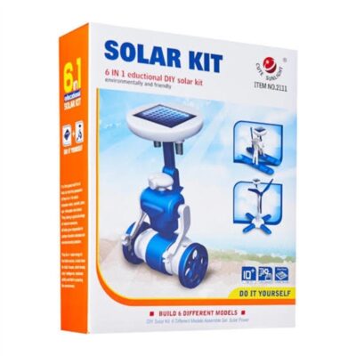 Kit Robô Solar 6 em 1 Helicóptero e Dinossauro - Imagem 3