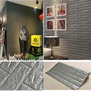 PLACA TIJOLINHO DE PAREDE PAPEL PAINEL 3D