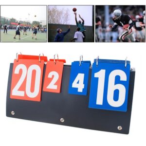 PLACAR DE MESA MARCADOR DE PONTOS PORTATIL MALETA CONTADOR MANUAL 4 DIGITOS SETS PONTOS ESPORTIVO TENIS FUTEBOL VOLEY BA
