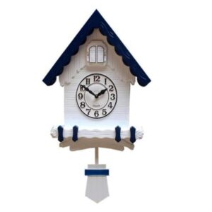 RELOGIO CUCO DE PAREDE 3D PENDULO MUSICAL ESTILO MADEIRA ALEMAO VINTAGE DECORATIVO ESCRITORIO SALA PASSARO