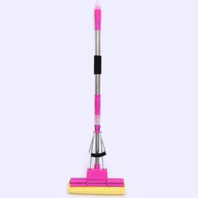 RODO MAGICO MOP FLASH CABO RETRATIL LIMPA SECA ESFREGAO ABSORVE LIMPEZA GERAL ESPUMA MULTIUSO - Imagem 2