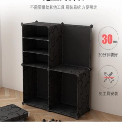 SAPATEIRA MODULAR GIGANTE 12 PORTAS 144 CALCADOS ARMARIO 72 PARES ORGANIZADOR TENIS QUARTO CLOSET BRINQUEDOS - Imagem 4