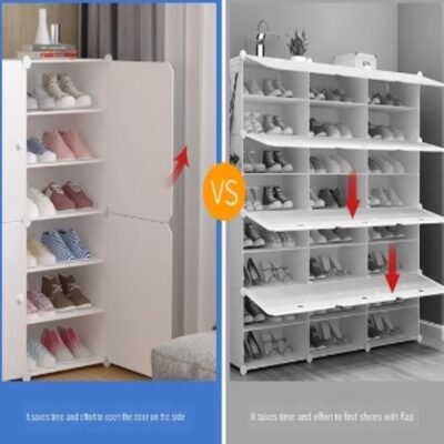 SAPATEIRA MODULAR GIGANTE 12 PORTAS 144 CALCADOS ARMARIO 72 PARES ORGANIZADOR TENIS QUARTO CLOSET BRINQUEDOS - Imagem 6
