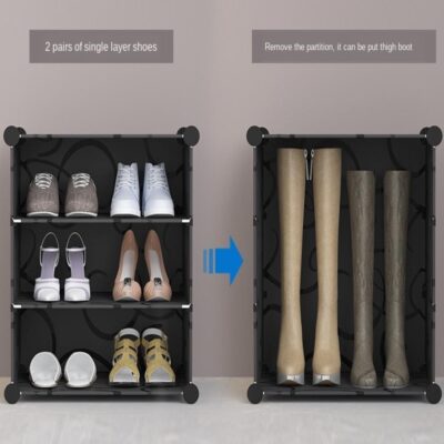 SAPATEIRA MODULAR GIGANTE 12 PORTAS 144 CALCADOS ARMARIO 72 PARES ORGANIZADOR TENIS QUARTO CLOSET BRINQUEDOS - Imagem 7