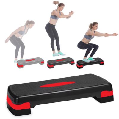STEP AEROBICO PLATAFORMA DE EXERCICIOS REGULAVEL COM ALTURA REGULAVEL ACADEMIA EM CASA FUNCIONAL