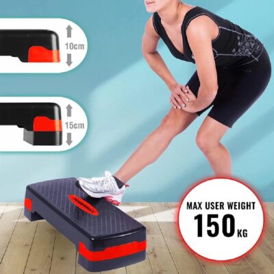STEP AEROBICO PLATAFORMA DE EXERCICIOS REGULAVEL COM ALTURA REGULAVEL ACADEMIA EM CASA FUNCIONAL - Imagem 7