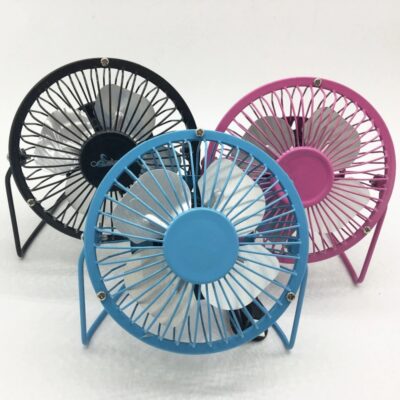 VENTILADOR EM METAL DE MESA NOTEBOOK MINI CIRCULADOR AR USB POTENTE CASA CARRO ARTICULAVEL SILENCIOSO PORTATIL - Imagem 3
