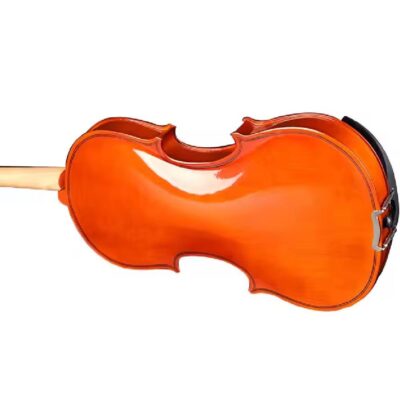 VIOLINO 1/4 ACUSTICO LUXO COMPLETO MALETA ARCO MADEIRA COM BREU CAVALETE VIOLINISTA INICIANTE INFANTIL ADULTO ESTOJO - Imagem 8