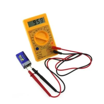 Multímetro Digital DT-830 DCV ACV DCA Diodo Com Bateria 9V Medidor Precisão Eletrônicos Ferramenta Profissional Assistência Tech