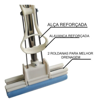 Kit Rodo Mágico Branco+1 Refil Extra (Disponibilidade: Imediata) - Imagem 2