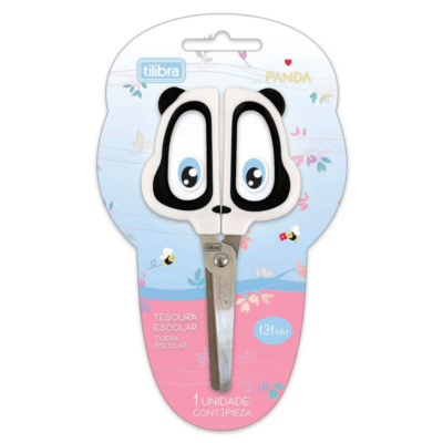 Tesoura Escolar - 131mm - Panda - Tilibra