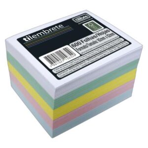 Tilembrete - 4 Cores - 92mmx82mm - 600 Fls - Tilibra
