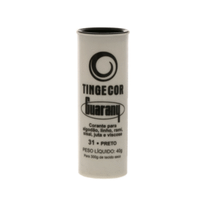 Tinta P/ Tingir Tecidos - Tingecor - Preto - Guarany