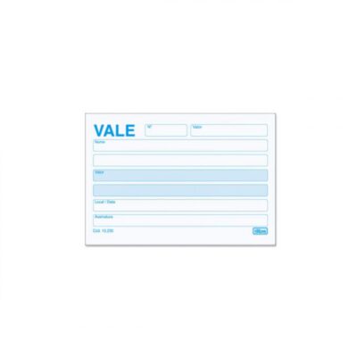 Vale Sem Canhoto - Pequeno - 100 Folhas - Tilibra