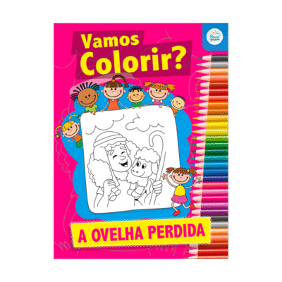 Vamos Colorir? - A Ovelha Perdida - Passo a Passo
