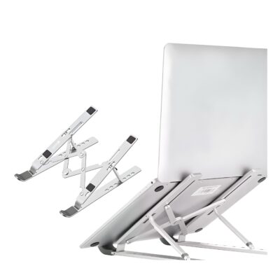 Suporte Para Notebook E Tablet Dobrável Em Alumínio Hrebos HS-014 - Imagem 3