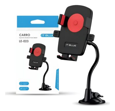 Suporte Veicular Universal Para Celular Ventosa It Blue LE-023
