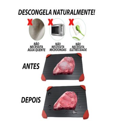 Tábua Mágica Descongelar Rápido Carne Alimentos Luatek LK-CF41 - Imagem 6
