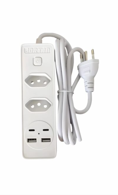 Tomada Extensão 2 Metros 2 Tomadas + 2 Tipo C + 2 USB Inova SOC-12780 - Imagem 3