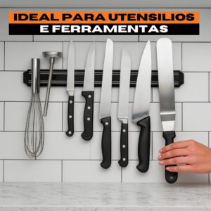 Barra Magnética Suporte Para Facas E Ferramentas SQ-4409