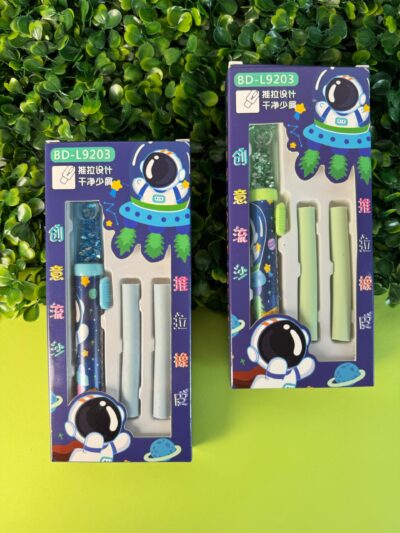 Borracha Estilete Retrátil Astronauta Com Refil BD-L9203 - Imagem 5