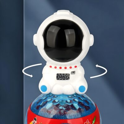 Brinquedo Robô Astronauta Com Música E LED Rotação 360° ZR138-21 - Imagem 5