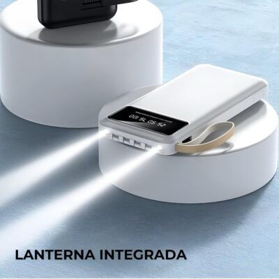 Carregador Portátil 4 Saídas Visor e Lanterna 10000mAh A'Gold BTE-18A - Imagem 7