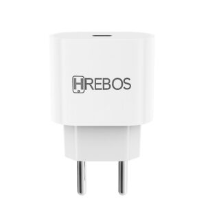 Fonte Carregador Celular Entrada USB-C Turbo 20W Hrebos HS-363