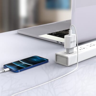 Fonte Carregador Celular Entrada USB-C Turbo 20W Hrebos HS-363 - Imagem 6