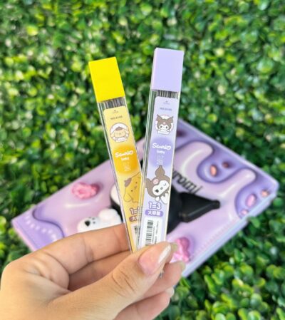 Kit 4 Grafites 0.7mm 2B 10cm 24 Unidades Cada Sanrio Baby NO.6105 - Imagem 4