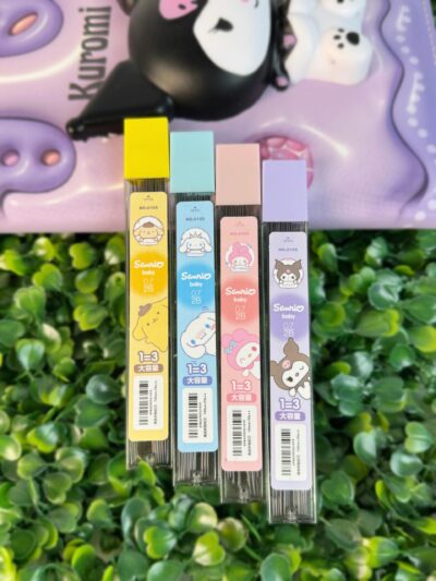 Kit 4 Grafites 0.7mm 2B 10cm 24 Unidades Cada Sanrio Baby NO.6105 - Imagem 6