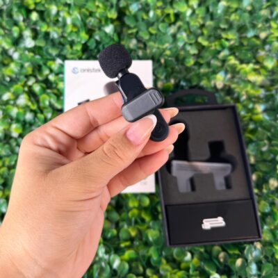 Microfone Lapela Sem Fio Lightning Plug And Play Onistek MC802 - Imagem 5