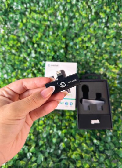 Microfone Lapela Sem Fio Lightning Plug And Play Onistek MC802 - Imagem 6