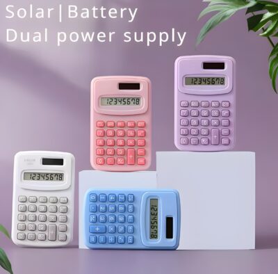 Mini Calculadora De Bolso Colorida 8 Dígitos B-Max K-09 - Imagem 3