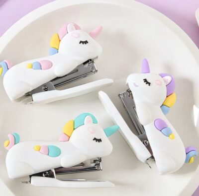 Mini Grampeador Unicórnio Rainbow Divertido Fofo MX86018 - Imagem 6