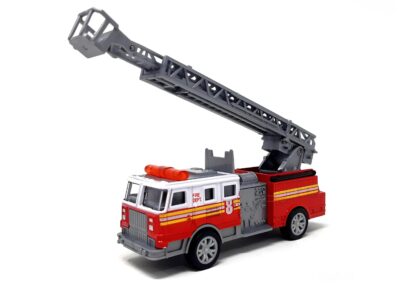 Miniatura Caminhão Bombeiros Com Escada Escala 1:32 XZ-1788