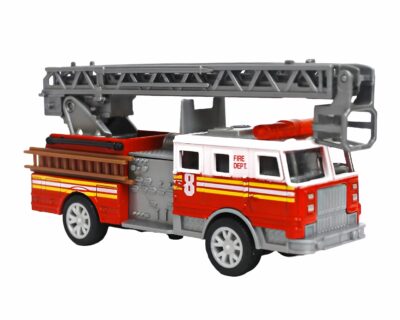 Miniatura Caminhão Bombeiros Com Escada Escala 1:32 XZ-1788 - Imagem 4