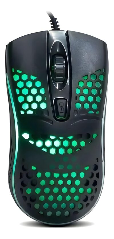 Mouse Gamer LED RGB 4 Botões 1200 DPI Hrebos HS-189 - Imagem 4