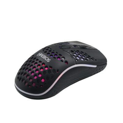 Mouse Gamer LED RGB 4 Botões 1200 DPI Hrebos HS-189 - Imagem 7