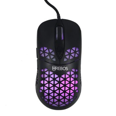 Mouse Gamer LED RGB 7 Botões 1200 DPI Hrebos HS-192 - Imagem 8