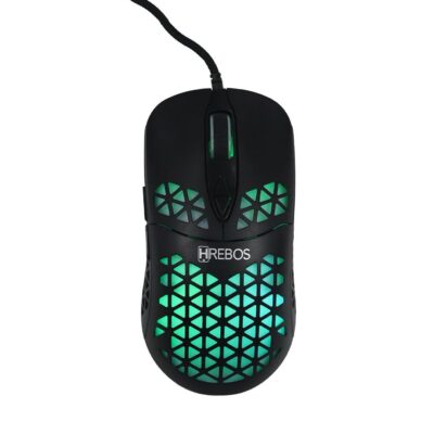 Mouse Gamer LED RGB 7 Botões 1200 DPI Hrebos HS-192 - Imagem 9