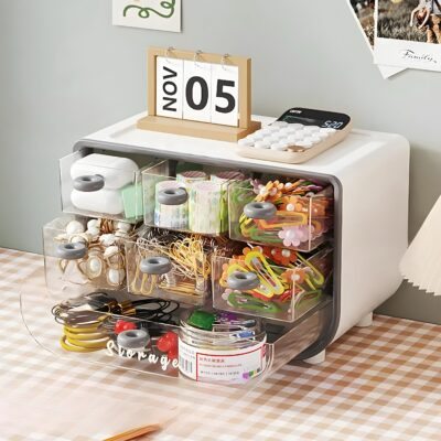 Organizador de Mesa Multifuncional Acrílico Made Basics LMF-MZ210 - Imagem 3