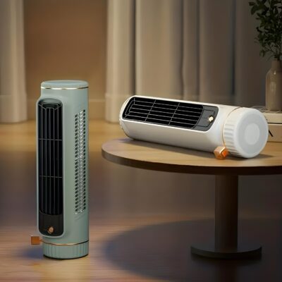 Ventilador De Mesa Torre Recarregável 3 Velocidades DF-ILV045