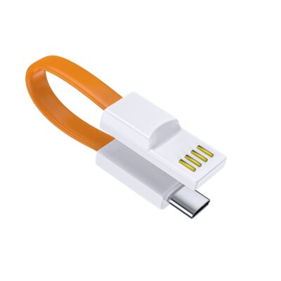Cabo Chaveiro Retrátil USB Tipo C Turbo 3.1A Hrebos HS-270 - Imagem 2