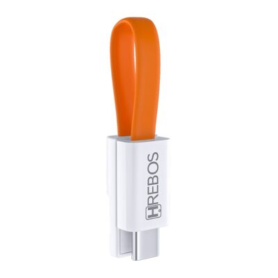 Cabo Chaveiro Retrátil USB Tipo C Turbo 3.1A Hrebos HS-270 - Imagem 4