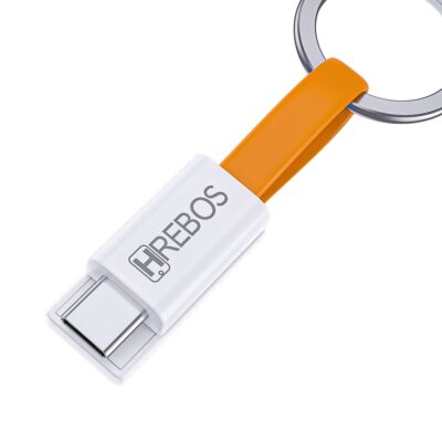 Cabo Chaveiro Retrátil USB Tipo C Turbo 3.1A Hrebos HS-270 - Imagem 6
