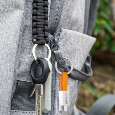 Cabo Chaveiro Retrátil USB Tipo C Turbo 3.1A Hrebos HS-270 - Imagem 7